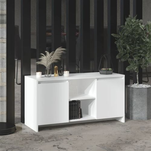 Vidaxl Blanc Meuble Tv - Image 3