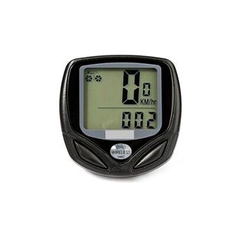 Compteur De Vélo Retoo 14 Fonctions - Étanche IP68, Avec Capteur - Noir/Rouge