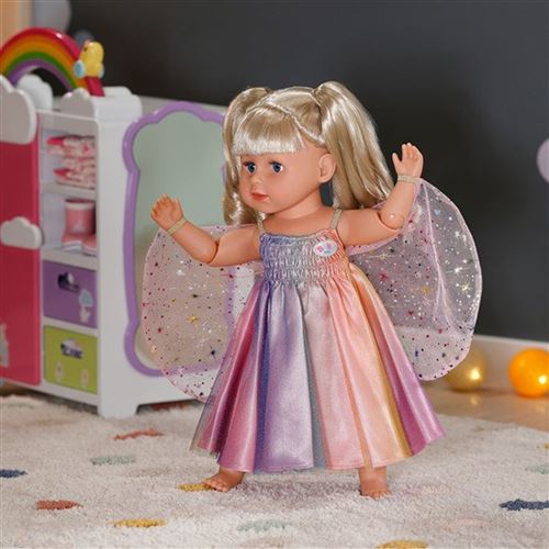 Non Communiqué Baby Born Robe Arc-En-Ciel 43 Cm