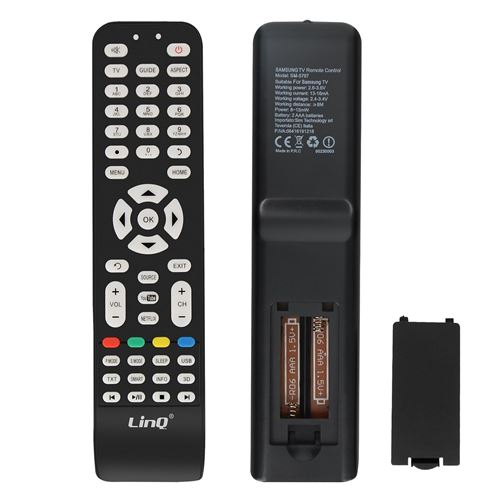 Télécommande Compatible avec Téléviseur Thomson LCD PLASMA LED 4K Portée 8m  LinQ Noir - Télécommande - Achat & prix