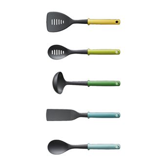 Lot De 5 Ustensiles Cutco 1718 + Support Mural - Vintage - Acier Inoxydable