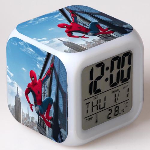 Stack Multicolore Réveil Enfant Led Multifonctionnel Coloré - Spiderman #2