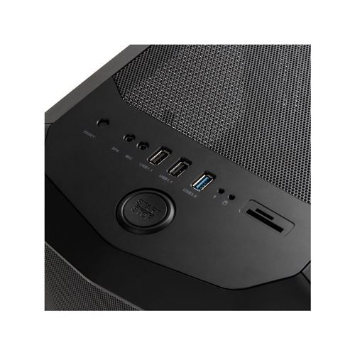 kolink boitier kolink sanctuary micro-atx cube noir avec fenetre noir