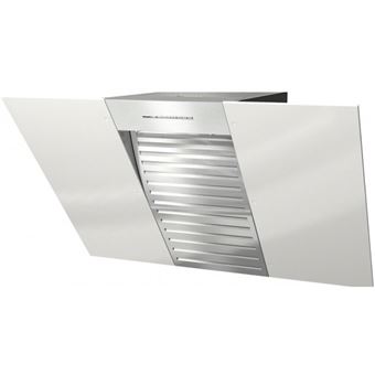 Miele DA 6096 W White Wing - Hotte - hotte décorative - largeur : 89.8 cm - profondeur : 52.3 cm - evacuation & recyclage - blanc brillant