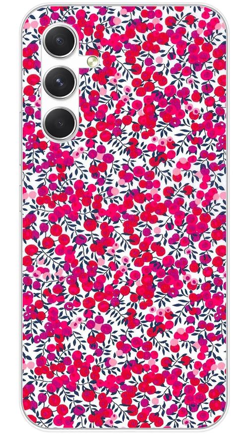 Coque en silicone imprimée compatible Samsung Galaxy A54 5G Liberty Wiltshire Rouge