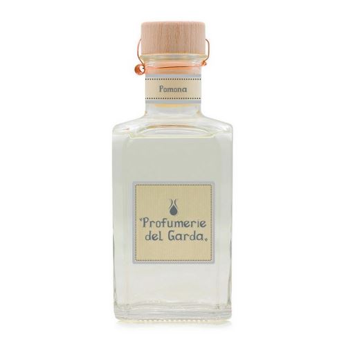 HOMEMANIA Diffuseur Pomona - assainisseur d'air avec bâtons - Parfum fruité - 500 ml Transparent en Verre, Bois, Parfum, 7,5 x 7,5 x 19 cm