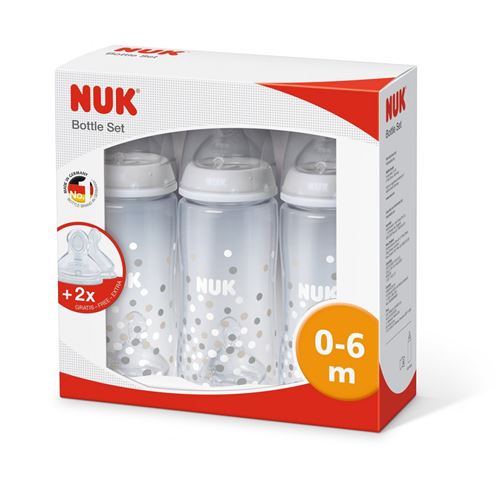 Kit de 3 Biberons First Choice+ 300ml Mixte