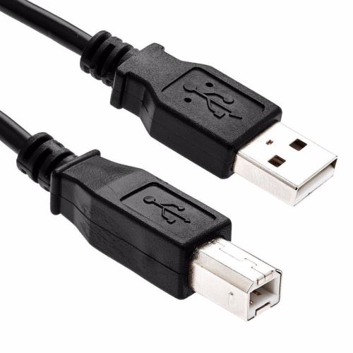 Câble d'imprimante USB de 3 m - Câble USB 2.0 A mâle vers B mâle - pour  imprimantes Canon, Epson, HP, Dell, Xerox, Samsung, compatible avec Lexmark  et