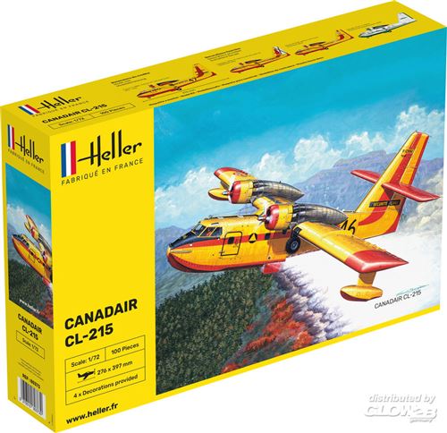 Heller Canadair Cl-215 Starter Kit (peinture Incluse)