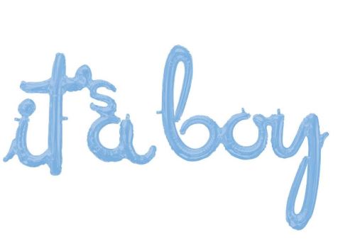 Amscan ballon c'est un garçon 68-73 cm feuille bleue