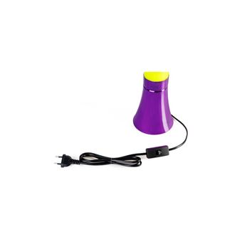 Balvi - Lampe à poser en aluminium et verre Magma violet