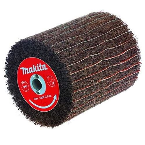 Brosse Texture Abrasive et Lamelles Papier Abrasif Grain : 80 Makita