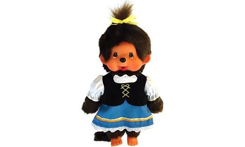 Sekiguchi 242047 Monchhichi bayrisches Fille, Jeu, 20 cm