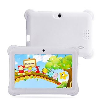 Tablettes éducatives pour enfants WiFi Double caméra Quad-Core 512Mo + 8Go  7 pouces compatible avec Google et Android -Rose - Tablettes éducatives -  Achat & prix