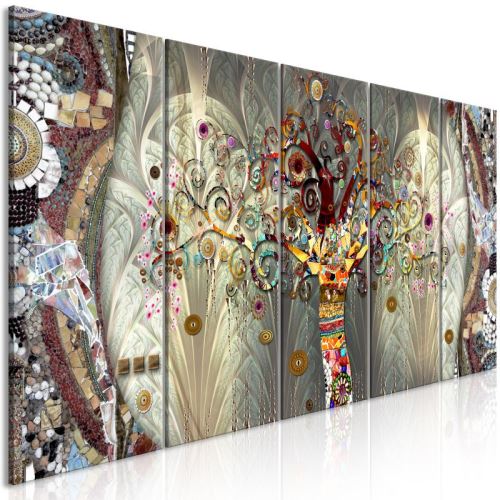 Tableau - Tree of Life (5 Parts) Narrow .Taille : 225x90