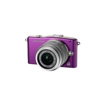 Olympus PEN E-PM1 Violet + Obj. Olympus M Zuiko Digital ED 14 - 42