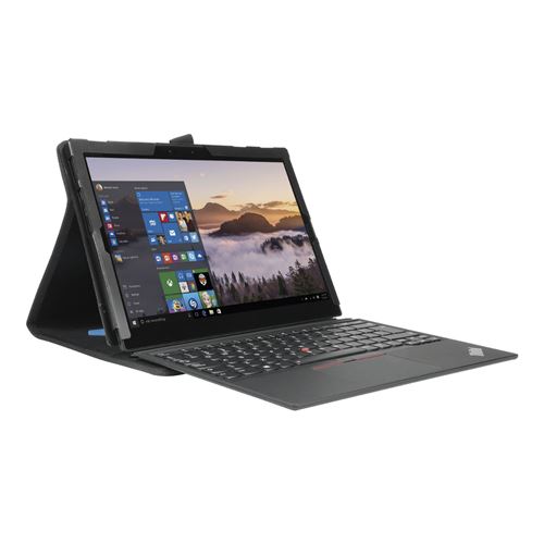 Étui Folio Mobilis - Coque de protection renforcée Activ Pack pour Lenovo ThinkPad X1 Tablet (3rd gen) - Bandoulière incluse - Noir