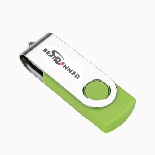 BESTRUNNER 8GO USB Clé 2.0 Mémoire Drive Flash U Disque Lecteur Pliable Rotatif vert