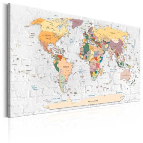 Tableau - Walls of the World .Taille : 120x80