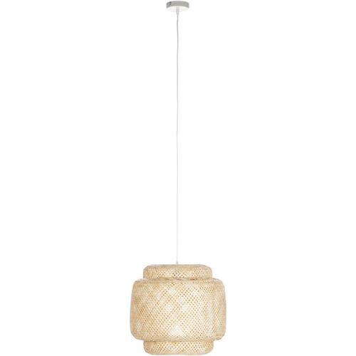 BALI Suspension bambou - Armature Ø 40 x H 35 cm - Hauteur fil 115 cm - E27 60W