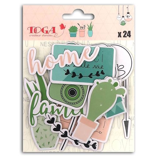 Chipboard Carton - Enjoy the Little Things - 24 pcs
