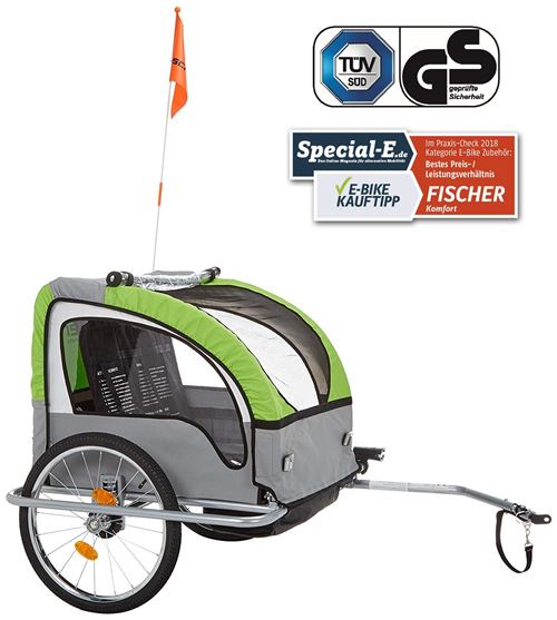 FISCHER FAHRAD 86388 86388 Remorque de vélo pour enfant