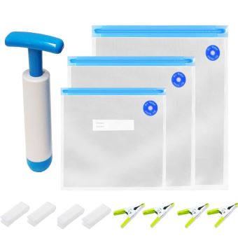 sac sous vide alimentaire reutilisable