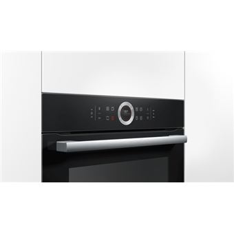 Bosch Serie | 8 HBG673BB1F - Four - encastrable - niche - largeur : 56 cm - profondeur : 55 cm - hauteur : 58.5 cm - avec système auto-nettoyant - classe A+ - noir vulcano
