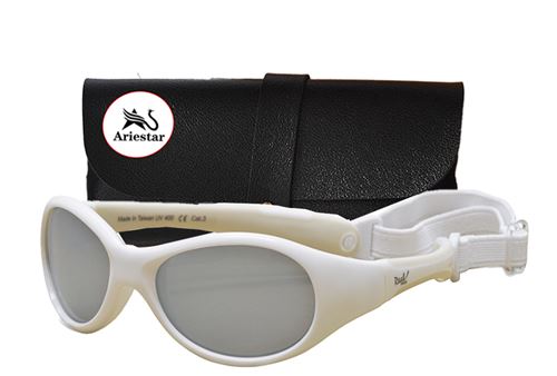 Lunettes de soleil bébé bandeau Blanc 0-2 ans