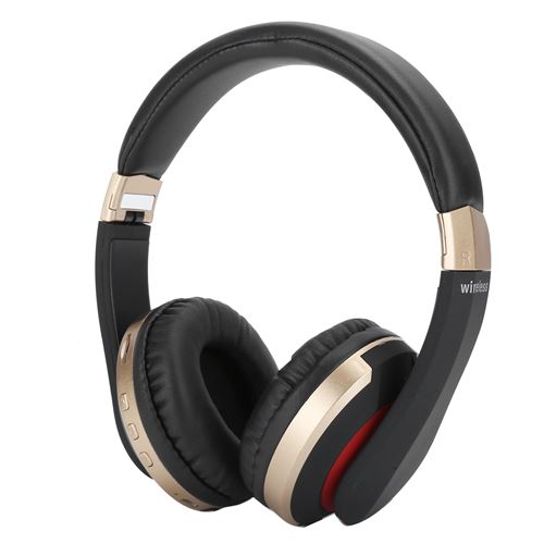 Generique Casque Bluetooth Pliable Stéréo Sans Fil - Or - Image 2