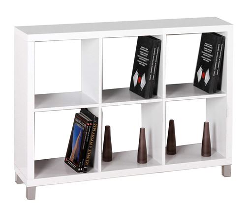 étagère Kubox 6 trous blanc