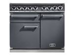 Falcon 1000 Deluxe - Cuisinière (four à deux étages) - pose libre - largeur : 99 cm - profondeur : 60 cm - hauteur : 91.2 cm - classe A - ardoise