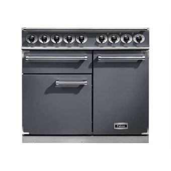 Falcon 1000 Deluxe - Cuisinière (four à deux étages) - pose libre - largeur : 99 cm - profondeur : 60 cm - hauteur : 91.2 cm - classe A - ardoise