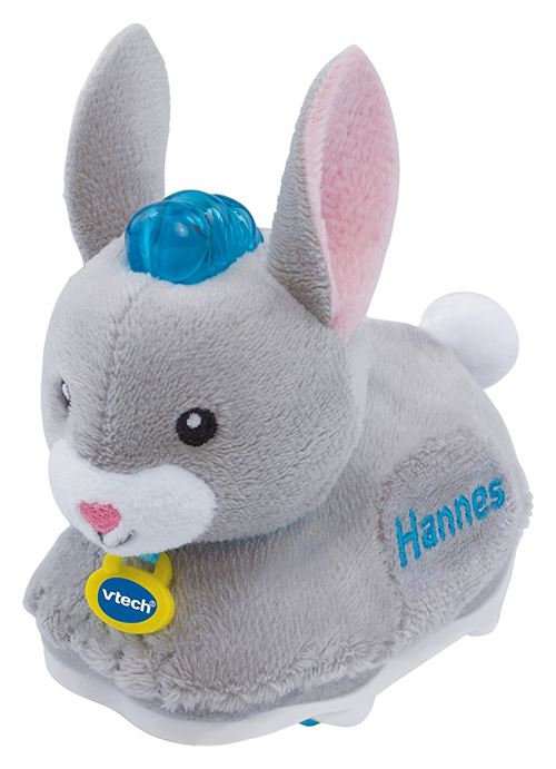 VTech Baby 80–189004 – Tip Tap Animaux – Lapin en Peluche Gris