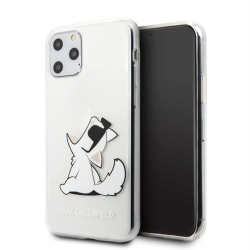 Coque pour Iphone 11 Pro Max Karl Lagerfeld Choupette Gradient transparent