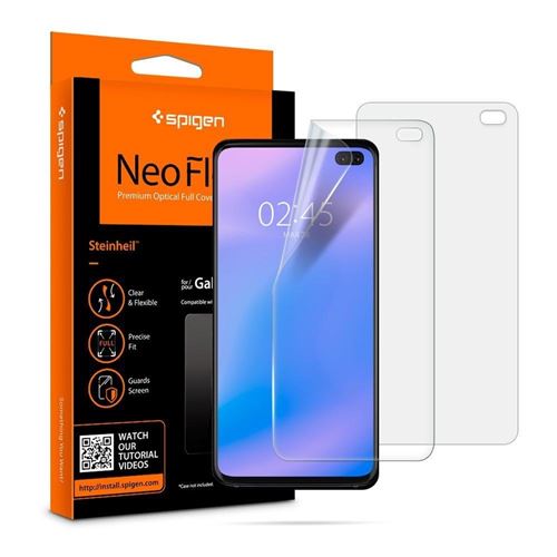 Spigen Neo Flex HD - Schermbeschermer voor mobiele telefoon - kristalhelder - voor Samsung Galaxy S10+