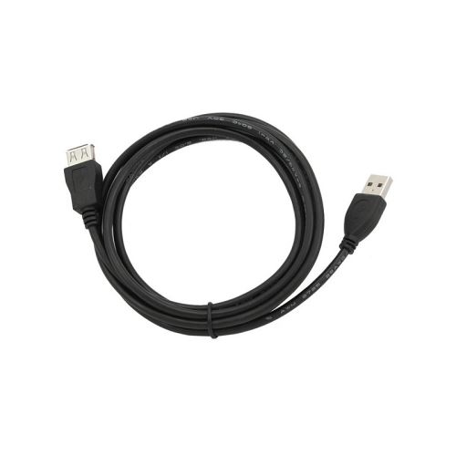 Gembird CCP-USB2-AMAF-6 - USB-verlengkabel - USB (V) naar USB (M) - 1.8 m - gevormd - zwart