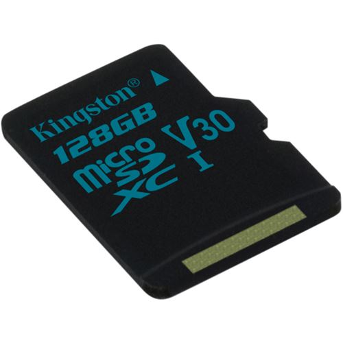Kingston Carte microSD -( SDCG2/128GBSP ) sans adaptateur SD; Canvas Go! / Capturer l'essence de la vie