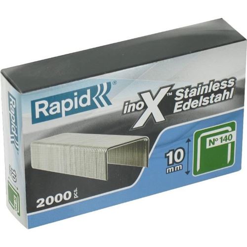 Rapid Multicolore Agrafes Acier Inoxydable - N°140/10 Mm