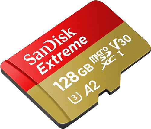 SanDisk Extreme - Carte mémoire flash - 128 Go - A2 / Video Class