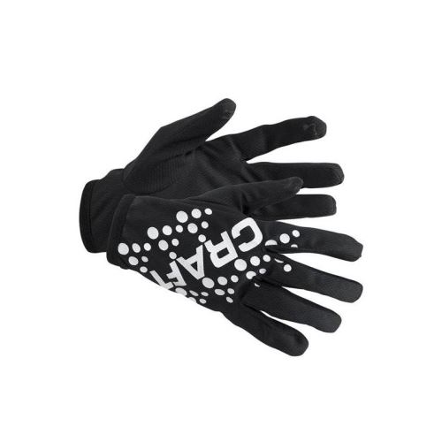 Gants de running fins Craft L Noir