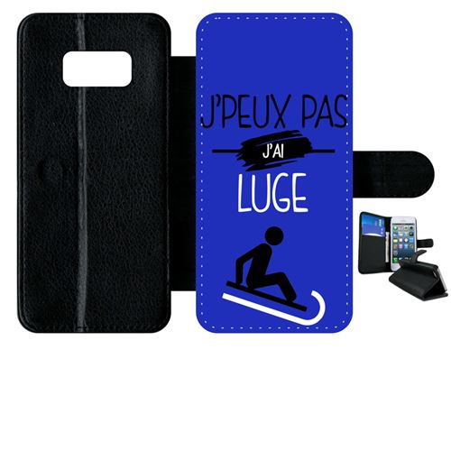 Etui à rabat samsung galaxy s8 j peux pas j ai luge 12