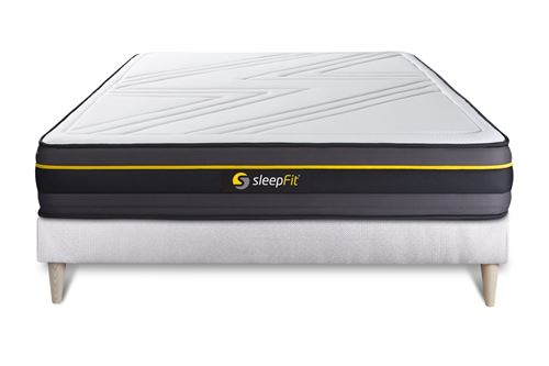 Sleepfit Ensemble Sommier + Matelas Active À Mémoire De Forme 140X190