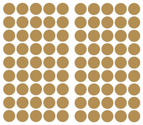 RoomMates stickers muraux Confetti Dots or vinyle 90 pièces