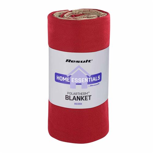 Plaid couverture polaire - R039X rouge - 175 x 140 cm - taille:unique