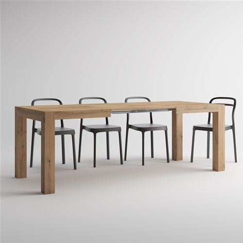 Mobilifiver Table Extensible Cuisine Iacopo Bois Rustique