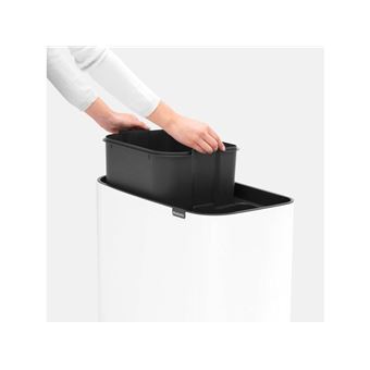 BRABANTI TOUCH BIN, 11+23L WH***********