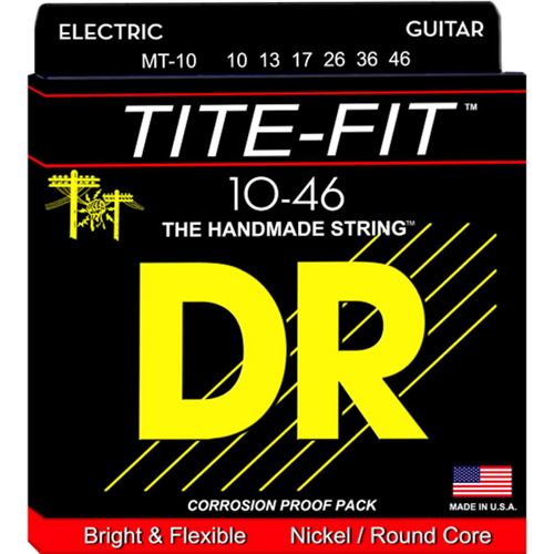DR MT10 10-46 Tite Fit Medium-Tite - Jeu de cordes guitare électrique