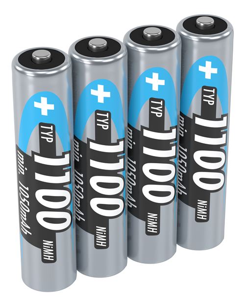 ANSMANN Micro - Batterie 4 x AAA - NiMH - (rechargeables) - 1100 mAh