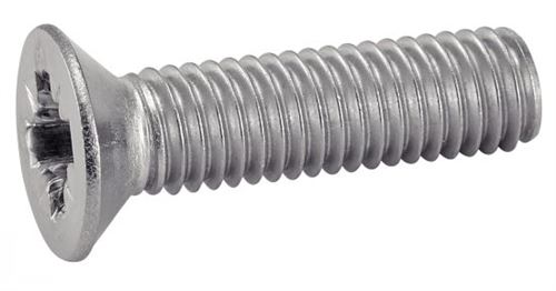 Vis à métaux tête fraisée cruciforme pozidrive inox A2 DIN 965 4X20 boîte de 200 - ACTON - 622144X20
